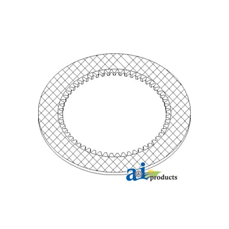 A & I Products Plate, PTO Friction 6" x6" x1" A-1688532M1